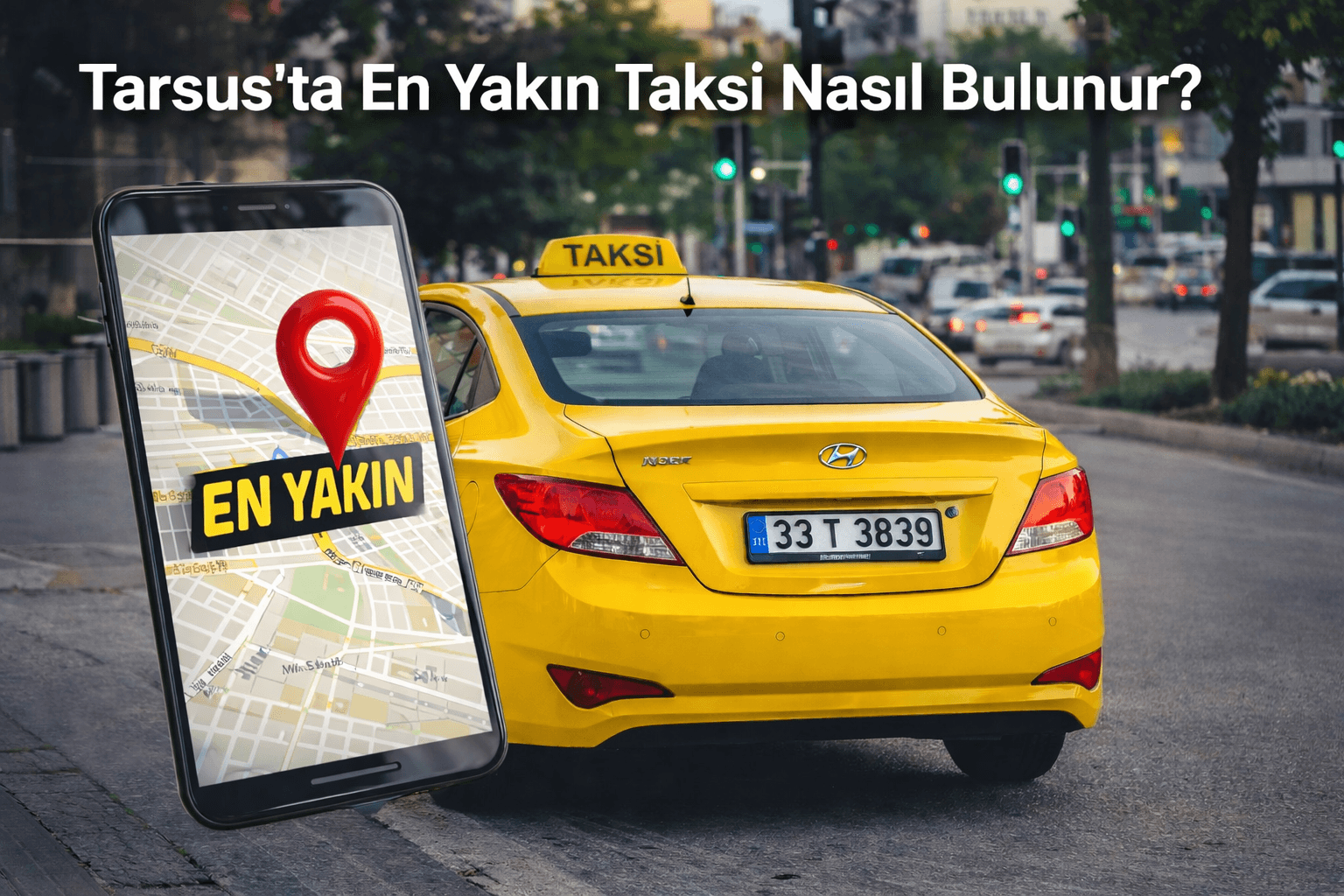 en yakın taksi bulma