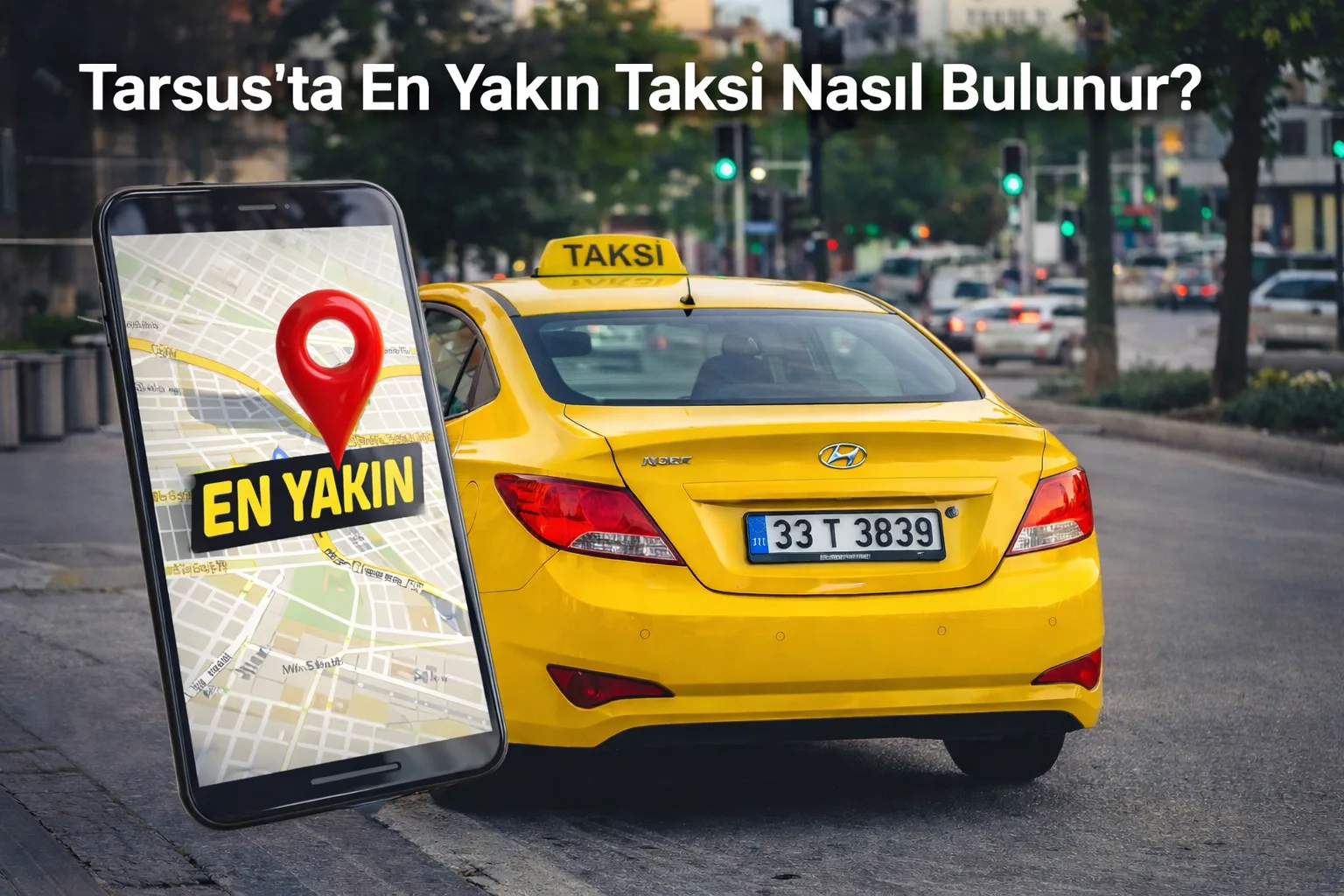 en yakın taksi bulma